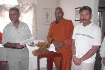 2003 - Dana ceremony at mr Gothabhaya house.jpg